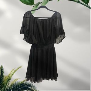 Endless rose sheer black romper